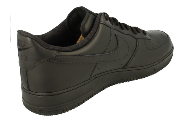 Nike Air Force 1 07 Mens Trainers 315122  001 - Black Black 001 - Photo 0