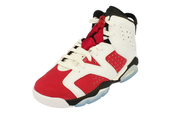 Nike Air Jordan 6 Retro GS Trainers 384665  106 - White Carmine Black 106 - Photo 0