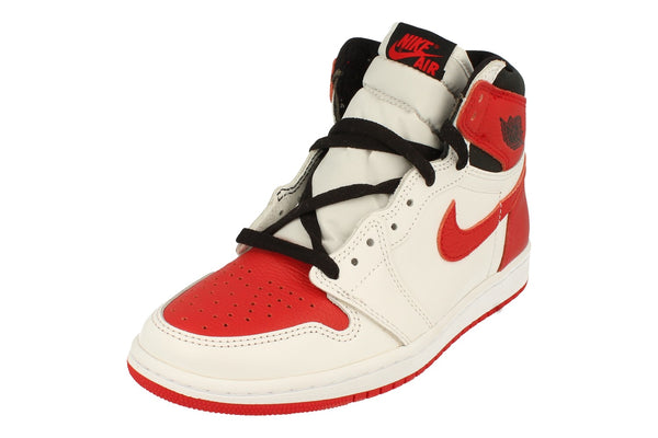Nike Air Jordan 1 Retro High Og Mens Basketball Trainers 555088  555088 - White University Red Black 161 - Photo 0