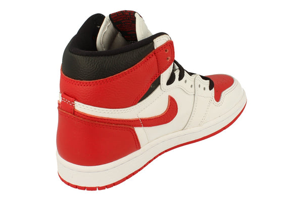 Nike Air Jordan 1 Retro High Og Mens Basketball Trainers 555088  555088 - White University Red Black 161 - Photo 0