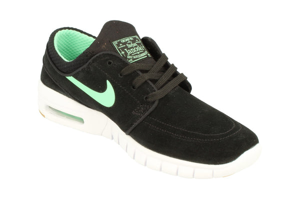Nike Sb Stefan Janoski Max L Mens Trainers 685299  039 - Black Green Glow White 039 - Photo 0