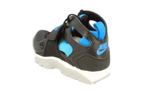 Nike Trainer Huarache GS Hi Top Trainers 705254  044 - Black Photo Blue Black 044 - Photo 0