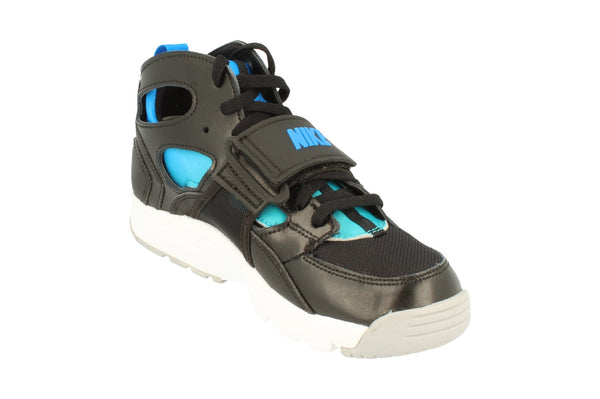 Nike Trainer Huarache GS Hi Top Trainers 705254  044 - Black Photo Blue Black 044 - Photo 0