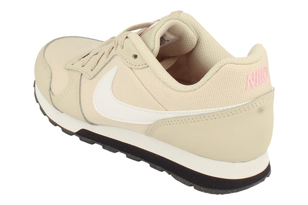 Nike Md Runner 2 GS Trainers 807319  013 - Desert Sand White Pink 013 - Photo 0