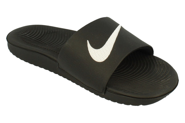 Nike Kawa Slide Gs/Ps 819352 Junior Slides  001 - Black White 001 - Photo 0