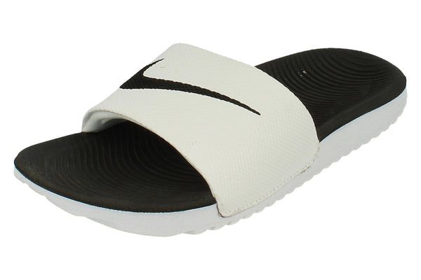 Nike Kawa Slide Gs/Ps 819352 Junior Slides  100 - White Black 100 - Photo 0