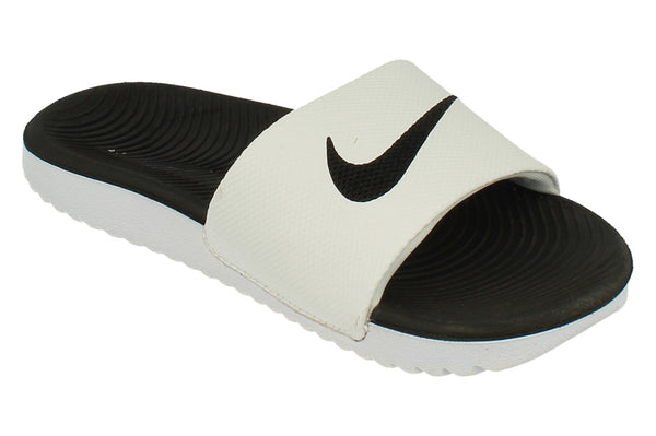 Nike Kawa Slide Gs/Ps 819352 Junior Slides  100 - White Black 100 - Photo 0