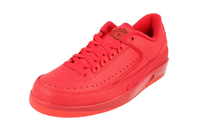 Nike Air Jordan 2 Retro Low Mens Basketball Trainers 832819  606 - Gym Red White 606 - Photo 0