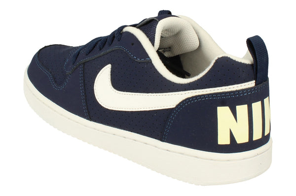Nike Court Borough Low GS Trainers 839985  400 - Midnight Navy White 400 - Photo 0