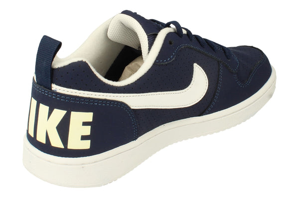 Nike Court Borough Low GS Trainers 839985  400 - Midnight Navy White 400 - Photo 0