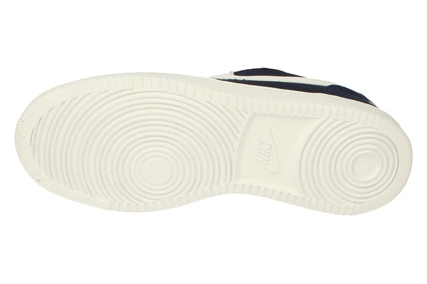 Nike Court Borough Low GS Trainers 839985  400 - Midnight Navy White 400 - Photo 0