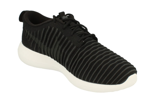 Nike Roshe Two Flyknit Mens 844833  001 - Black Dark Grey White Volt 001 - Photo 0
