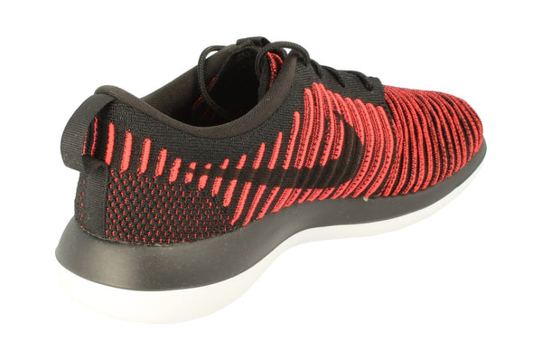 Nike Roshe Two Flyknit Mens 844833  006 - Black Bright Crimson White 006 - Photo 0