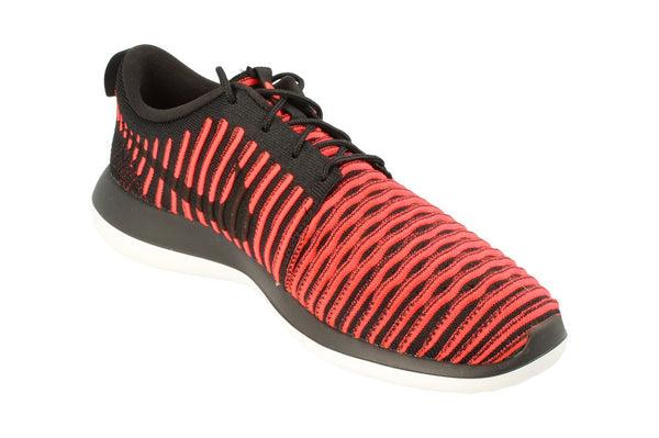 Nike Roshe Two Flyknit Mens 844833  006 - Black Bright Crimson White 006 - Photo 0