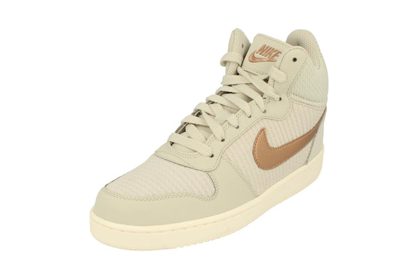 Nike Womens Court Borough Mid Prem Trainers 844907  003 - Light Bone Metallic Red Bronze 003 - Photo 0