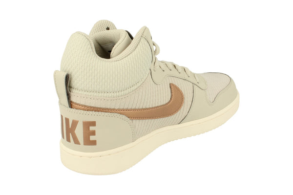 Nike Womens Court Borough Mid Prem Trainers 844907  003 - Light Bone Metallic Red Bronze 003 - Photo 0