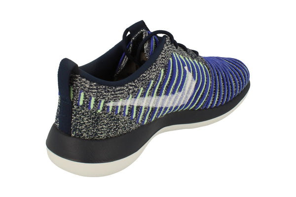 Nike Womens Roshe Two Flyknit 844929  401 - College Navy White Blue 401 - Photo 0
