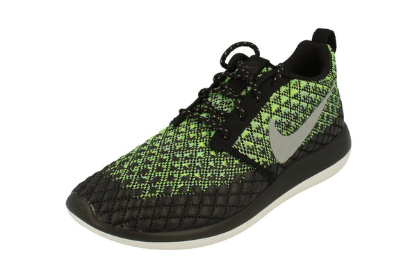 Nike Roshe Two Flyknit 365 Mens 859535  700 - Wolf Grey Green Glow 700 - Photo 0