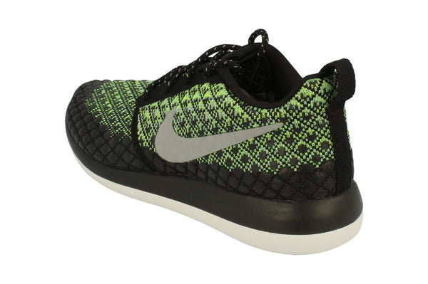 Nike Roshe Two Flyknit 365 Mens 859535  700 - Wolf Grey Green Glow 700 - Photo 0