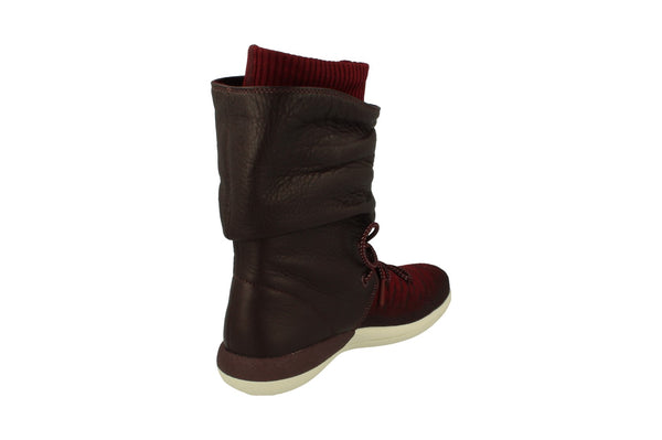 Nike Womens Roshe Two Hi Flyknit Trainers 861708 Sneakers Boots  600 - Deep Burgundy 600 - Photo 0