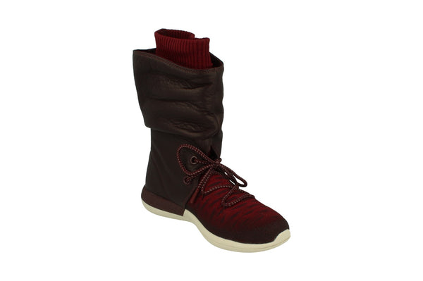 Nike Womens Roshe Two Hi Flyknit Trainers 861708 Sneakers Boots  600 - Deep Burgundy 600 - Photo 0
