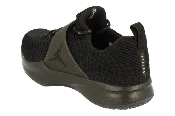 Nike Air Jordan Trainer 2 Flyknit Mens Basketball Trainers 921210  013 - Black Metallic Silver 013 - Photo 0