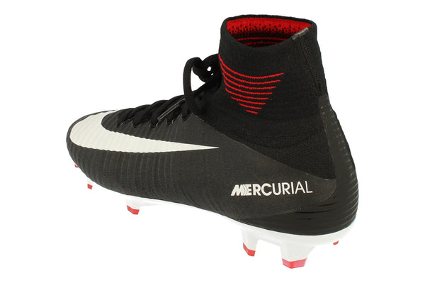 Nike Junior Mercurial Superfly V Df FG Football Boots 921526  002 - Black White Dark Grey 002 - Photo 0