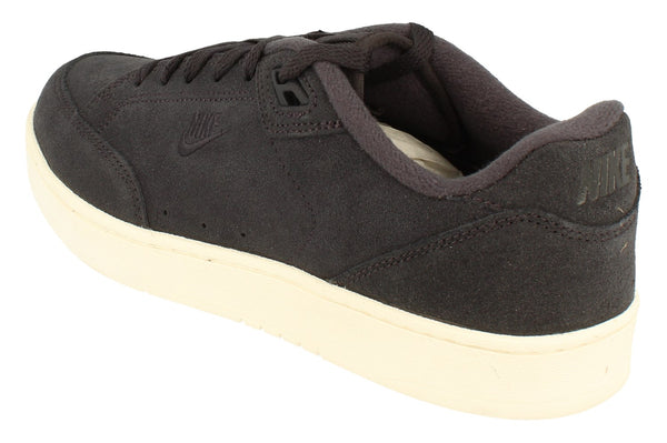 Nike Grandstand II Suede Mens Trainers Aa2195  001 - Oil Grey Sail 001 - Photo 0