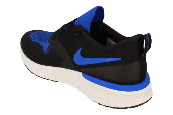 Nike Odyssey React 2 Flyknit Mens Ah1015  011 - Black Racer Blue White 011 - Photo 0