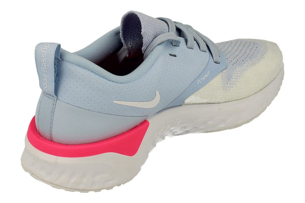 Nike Womens Odyssey React 2 Flyknit Ah1016  401 - Hydrogen Blue White Pink 401 - Photo 0