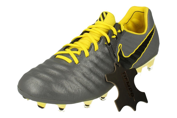 Nike Legend Elite 7 FG Mens Football Boots Ah7238  070 - Dark Grey Opti Yellow Black 070 - Photo 0