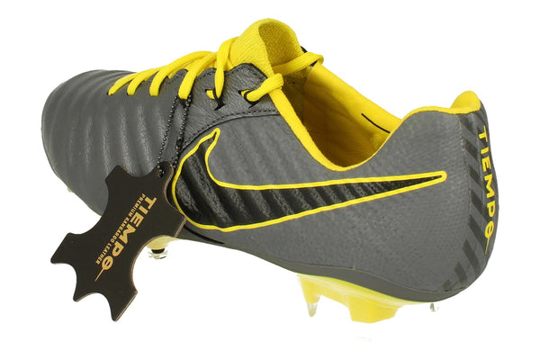 Nike Legend Elite 7 FG Mens Football Boots Ah7238  070 - Dark Grey Opti Yellow Black 070 - Photo 0