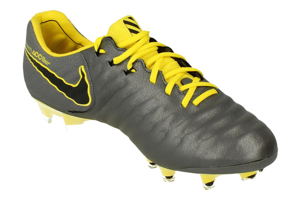 Nike Legend Elite 7 FG Mens Football Boots Ah7238  070 - Dark Grey Opti Yellow Black 070 - Photo 0