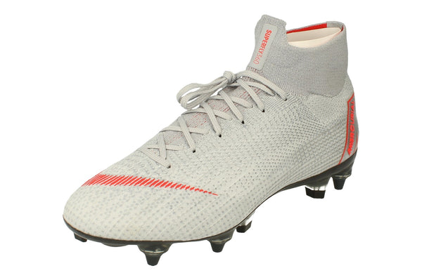 Nike Superfly 6 Elite Sg-Pro Ac Mens Football Boots Ah7366 060 - Wolf Grey Light Crimson 060 - Photo 0
