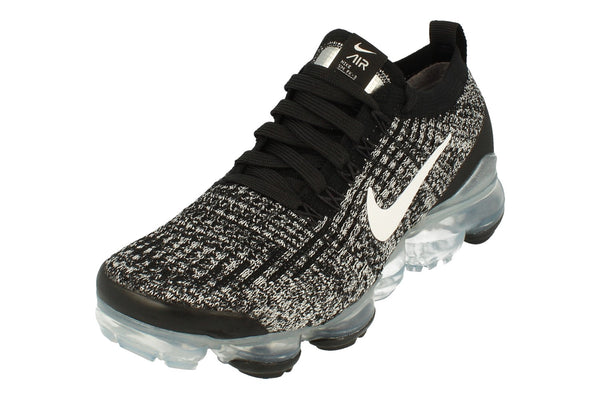 Nike Womens Air Vapormax Flyknit 3 Aj6910  001 - Black White Metallic Silver 001 - Photo 0