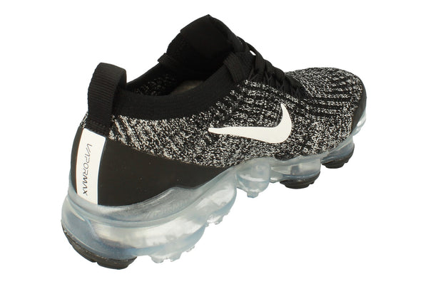 Nike Womens Air Vapormax Flyknit 3 Aj6910  001 - Black White Metallic Silver 001 - Photo 0