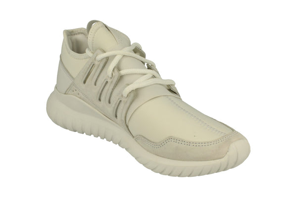 Adidas Originals Tubular Radial Mens Trainers Sneakers  - Crystal White Aq6722 - Photo 0
