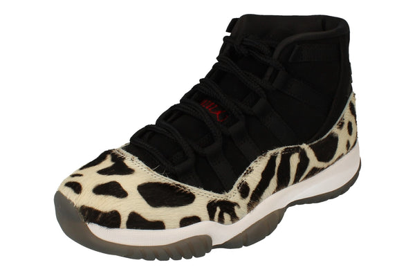 Nike Womens Jordan 11 Retro Trainers Ar0715  010 - Black Gym Red White Sail 010 - Photo 0
