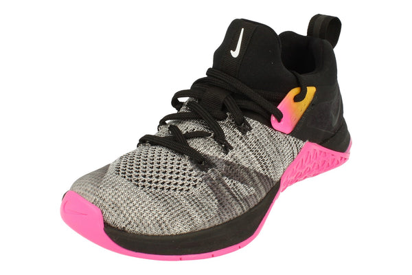 Nike Womens Metcon Flyknit 3 Ar5623  002 - Black Laser Fuchsia 002 - Photo 0