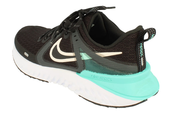 Nike Womens Legend React 2 At1369  010 - Black Platinum Tint Hyper Turquoise 010 - Photo 0