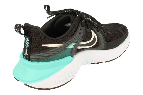 Nike Womens Legend React 2 At1369  010 - Black Platinum Tint Hyper Turquoise 010 - Photo 0