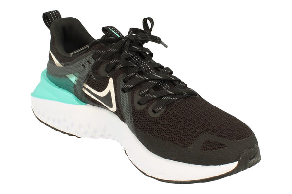 Nike Womens Legend React 2 At1369  010 - Black Platinum Tint Hyper Turquoise 010 - Photo 0