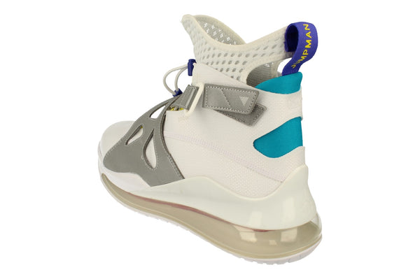 Nike Womens Air Jordan Latitude 720 Hi Top Trainers Av5187  100 - White Dynamic Yellow 100 - Photo 0