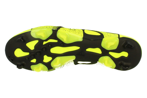 Adidas X 15.1 Fg/Ag Leather Mens Football Boots  B26979 - Yellow Black B26979 - Photo 0