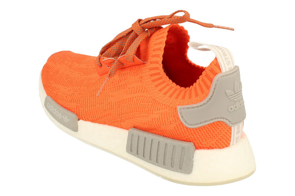 Adidas Originals Nmd_R1 Pk Mens Prime Knit   - Orange Grey White B43522 - Photo 0