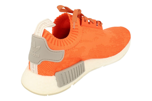 Adidas Originals Nmd_R1 Pk Mens Prime Knit   - Orange Grey White B43522 - Photo 0