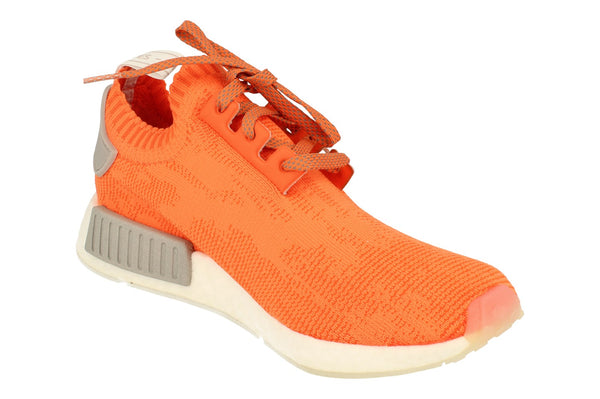 Adidas Originals Nmd_R1 Pk Mens Prime Knit   - Orange Grey White B43522 - Photo 0