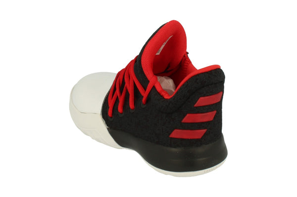 Adidas Harden Vol. 1 Childrens Trainers Sneakers  - Black Red White B49608 - Photo 0
