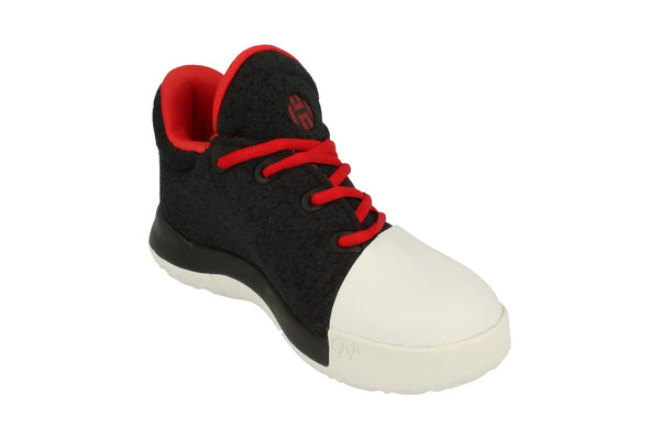 Adidas Harden Vol. 1 Childrens Trainers Sneakers  - Black Red White B49608 - Photo 0