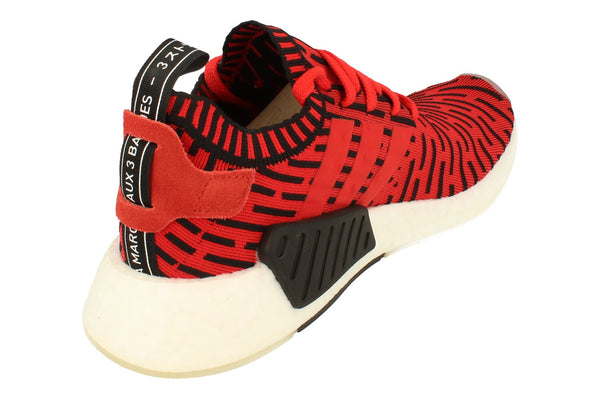 Adidas Originals NMD_R2 PK Mens Sneakers  - Red Black White Bb2910 - Photo 0
